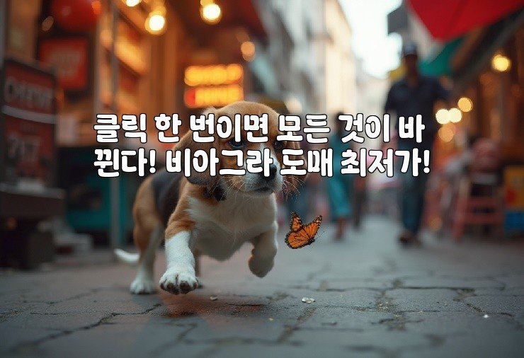 클릭 한 번이면 모든 것이 바뀐다! 비아그라 도매 최저가!