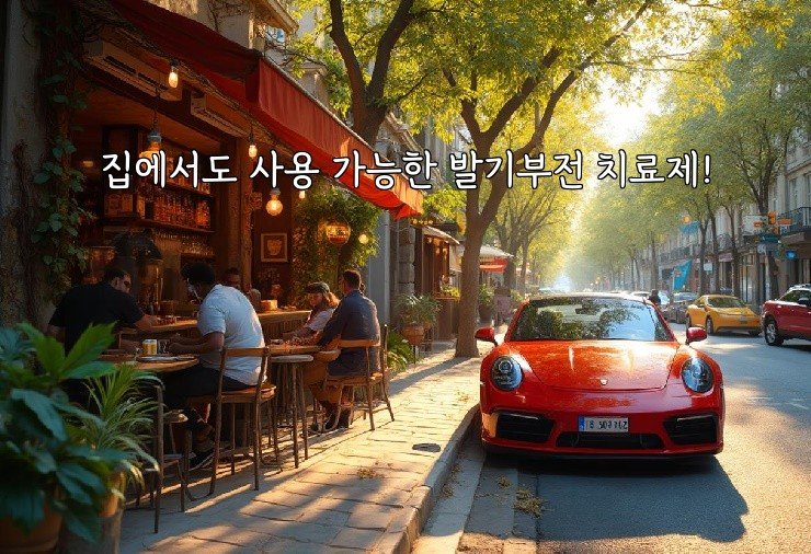 집에서도 사용 가능한 발기부전 치료제!